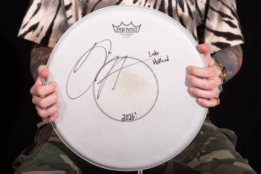 Signed Snare Drum Head (Studio and Practice Sessions)