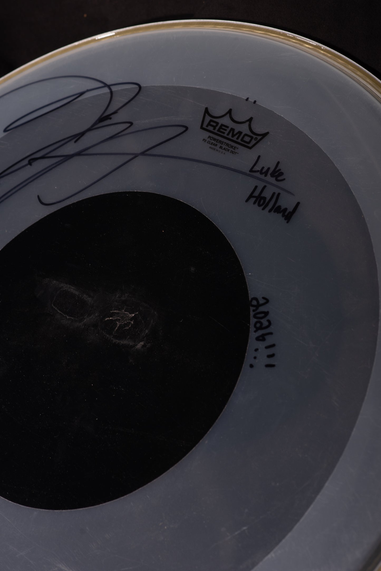 Signed FIR 22" Kick Drum Head