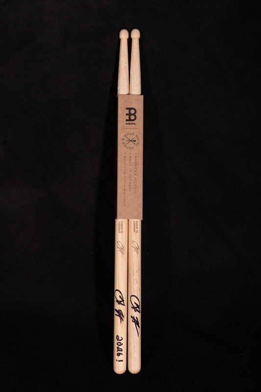Signed Signature Luke Holland Drumsticks